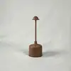 Lámpara de mesa recargable con control táctil LED transfronteriza, regulable y de color ajustable, lámpara de mesa tipo hongo de pie alto, lámpara de protección ocular para dormitorio, luz nocturna ambiental