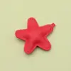 Colgante de Estrella de Cinco Puntas con Burbujas Relleno de Algodón Llavero de Piel PU Colgante de Bolso Accesorios de Decoración para Ropa