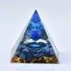 Comércio exterior cross-border nova pirâmide de cristal cascalho resina epóxi home office desktop decoração artesanato fábrica