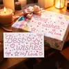 Adesivos de Presente de Aniversário com Strass Adesivos de Strass Prata Adesivos de Estrela Adesivos para Embalagem de Presente Adesivos de Coração 3D
