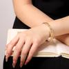 O personagem pé de prata 999.9 ouro esmalte elefante auspicioso pulseira abertura maré nacional pulseira de prata feminina pulseira