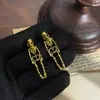 Pendientes Europeos y Americanos Transfronterizos Estilo Punk Gótico Retro Exagerado Pendientes Oscuros de Murciélago Calavera Calabaza Araña Halloween