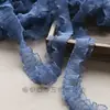 Encaje de Malla de Lunares de 5 cm de Ancho Encaje Fruncido Ropa para Mascotas Decoración de Tela de Encaje Doble Capa Accesorios de Ropa