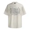 Camiseta Decorativa de Retazos de Manga Corta para Niños, Diseño de Moda Urbana Casual de Verano, Top Camiseta Redonda Desgastada