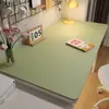 Alfombrilla de escritorio ecológica para proteger los ojos, Alfombrilla de mesa de centro de cuero de color sólido para estudiantes, Mantel de mesa de comedor a prueba de aceite, Alfombrilla para escritorio de estudio de computadora, Antideslizante