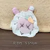 Parche de Tela con Borde de Encaje de Oveja de Dibujos Animados Lindo Accesorios para el Cabello DIY Accesorios de Decoración para Sombreros Accesorios de Arte en Tela Hechos a Mano