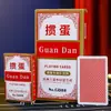 Cartas de Poker para Guandan al por Mayor, Caja Completa de 100 Mazos, Núcleo Azul, Impresión Grande, Cartas de Poker de Alta Calidad para Torneos