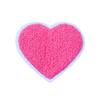 Toalha Bordada Chenille Cor Amor Patch Bordado Tecido Adesivo DIY Presente Acessórios de Vestuário Pêssego Coração Formas de Decoração