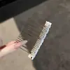 Peine para el Cabello con Lazo de Lunares Estilo Coreano para Mujer, Peinado de Princesa Esponjoso de Corona Alta, Pinza Fresca y Dulce para Flequillo Lateral