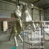 Escultura de Figura de Caballo de Cobre Fundido del Fabricante Escultura de Cobre Europea Apollo Dios de la Guerra Caballo Adornos Metálicos para Exteriores