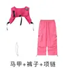Ropa Hip-Hop Moderna para Niños de Street Dance para Niños y Niñas, Chaleco Funcional de Marca Hip-Hop Fresco y Elegante, Conjunto de Tres Piezas para Actuación