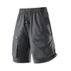 Estilo Nuevo de Verano Pantalones Cortos de Trabajo Casuales para Hombre Pantalones Multibolsillos Pantalones de Cinco Cuartos