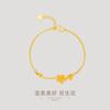 Pulsera de flor pequeña super de hada simple de alta calidad nueva de invierno 2024 pulsera de flor chapada en oro de 18 quilates de alta gama de nicho