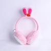 Nuevo auricular con forma de conejo de peluche de dibujos animados, regalo creativo de peluche, auricular de música para computadora y teléfono móvil