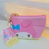 Meile Kurumi Pequeño Monstruo Blanco de Agua Billetera para Monedas Dibujo Animado Lindo PC Billetera Suelta para Monedas Bolsa para Llaves Bolsa Pequeña de Almacenamiento