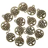 YuenZ Accesorios para joyería DIY colgante de árbol de la vida aleación colgante pequeño de aleación retro Q270