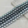 Pérolas Swarovski Cinza 616 617 731 Contas Imitação de Concha de Pérola Contas Soltas Furo Reto Acessórios Swarovski Joias