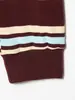 Nueva camisa polo casual de estilo europeo y americano, retro francés, a rayas y con bloques de color, con un ambiente relajado
