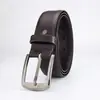 Cinto de Couro Versátil para Homens de Meia-idade e Jovens, Resistente ao Desgaste, Durável, com Fivela, para Moda Business