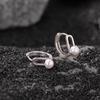 Aretes Ovalados Huecos Estilo Moda Coreano para Mujer Otoño e Invierno Nuevos Simples Ins Combinables Distintivos Exquisitos