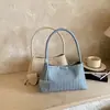 Bolsas de axila con patrón tejido único, Bolsos elegantes, Bolsos de hombro retro a la moda, Venta al por mayor