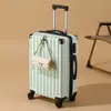 Nueva maleta de gran capacidad con cremallera para hombre y mujer, maleta con ruedas, estuche, caja de contraseña, fuerte y duradera, maleta de cabina de 20 pulgadas
