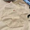 Embalada Individualmente "Gato Tirando uma Soneca" [Grau 10A] Roupa Íntima Feminina, Algodão Macio e Puro, Antibacteriana, Calcinha com Entretela Estendida
