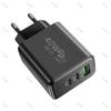 Cargador de Viaje de Carga Rápida de 12W Modelo Privado Dual Pd+1Usb 2.4A Adecuado para Teléfono Apple/Android Cargador Tipo-C