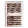 Pestañas Postizas Segmentadas de Gran Capacidad con Cabello Termofusionado, Pestañas DIY Autoinjertables, Tridimensionales, Suaves y Cómodas para Mujeres