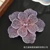 Acessórios de Joias com Strass de Camélia Transfronteiriços Flores Tridimensionais de Sapato de Camada Dupla Acessórios para Roupas Acessórios de Broche para Headwear DIY