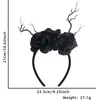 Faixa de Cabelo Engraçada de Desenho Animado para Halloween Acessórios de Cabelo Decorações para Festa Temática Festival dos Fantasmas Morcego Aranha Headband Fivela de Cabelo