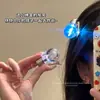 Pasador de Bombilla de Luz Brillante para Mujer Accesorios Creativos para Fotos Pinza de Pato Flequillo Lateral Pinza Pinza Tocado