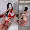 Vestido navideño vertical divertido, lencería sexy, juego de rol, mono sexy con entrepierna abierta, uniforme lindo, tentación 6801