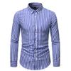 Amazon Aliexpress Nova Camisa Masculina Slim Floral de Manga Longa Moda Europeia e Americana Casual de Negócios Camisa Atacado
