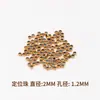Cobre banhado a ouro 18k pulseira e colar DIY materiais de miçangas artesanais fecho em U fecho de ponta conta de posicionamento fecho acessórios