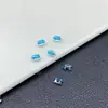 3x6mm Marquise Pinza Zircón Gota de Agua Cuentas Espaciadoras Accesorios para Joyería DIY Cuentas de Joyería de Cristal Hilo para Ensartar Cuentas