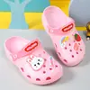 Chinelos Infantis Meninos Baotou Desenho Animado Fofo Solado Macio Sapatos Caverna Super Macios Sapatos de Praia para Meninas Antiderrapante Bebê Verão