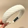 Tiara Doce de Aba Larga Estilo Coreano para Mulheres, Novo Modelo 2026, Tiara de Coroa Alta para Uso Diário, Grampo de Cabelo, Acessório de Cabelo