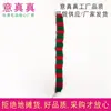 Gor0500 Mini Decoração de Animal de Estimação Chapéu de Natal Chapéu de Doutor Chapéu de Tecido Xadrez Vermelho e Preto Cachecol Aquecedor de Pescoço de Tricô