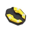 Accesorios de modificación para motocicletas: Soporte de caballete lateral NMAX de aleación de aluminio fundido a presión ampliado, cojín de asiento individual antideslizante, duradero