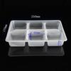 Caja Desechable de Blíster para Panecillos, Caja para Siomai Dim Sum, Bolsa de Dibujos Animados Resistente al Calor para Congelados Rápidos, Caja de Comida para Llevar de Seis Compartimentos para Xiaolongbao