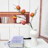Nuevos productos transfronterizos Diversas simulaciones de frutas Manzana Caqui Adornos para sala de estar Decoración Hogar Año Nuevo Arreglo floral Adornos de mango
