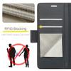 Para Samsung S23Ultra funda de cepillo antirrobo para teléfono GalaxyA54 funda de cuero abatible RFID A14 funda protectora