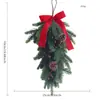 Guirlanda de Natal Pinha Fruta Decoração Cipó de Natal Guirlanda Artificial de Natal Magnólia Artificial com Frutas Vermelhas