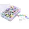 Fabricante Botón de Cabeza de Mariposa de Colores Alfiler de Cabeza de Botón Caja de Alfileres de Cabeza de Botón Alfiler de Costura a Mano Fijo Alfiler de Corazón de Flor de Ciruelo Alfiler de Cabeza de Flor