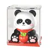 Nuevo Panda Lindo Solar Automático Auspicioso Fortuna Hogar Coche Adornos Mascota Linda Adornos de Coche Venta al por Mayor