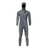 Roupa de Mergulho 3mm Secagem Rápida Com Capuz Roupa de Banho Masculina Calça de Manga Comprida Roupa de Snorkel Surf Roupa Térmica À Prova de Frio Roupa de Água-viva