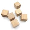 Suministro directo de fábrica cubo bloque de madera cubo bloque de madera material hecho a mano DIY bloque de madera maciza madera