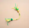 Caña de juguete tipo teaser para gatos, cuerda elástica, hierba gatera, pluma, juguete para morder para gatitos, artículo de autoentretenimiento y alivio del aburrimiento, colección completa de artículos para gatos