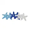 Venta caliente al por mayor barato de fábrica comercio electrónico cáscara blanco azul claro azul oscuro estrella de mar concha pez marino virutas de madera decorativas